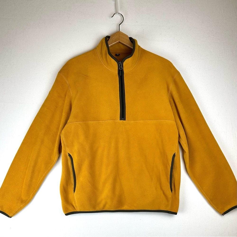 Uniqlo Fleece Pullover Quarter Zip Sweatshirt